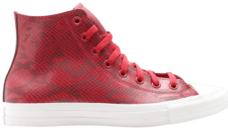 ruby red chuck taylors