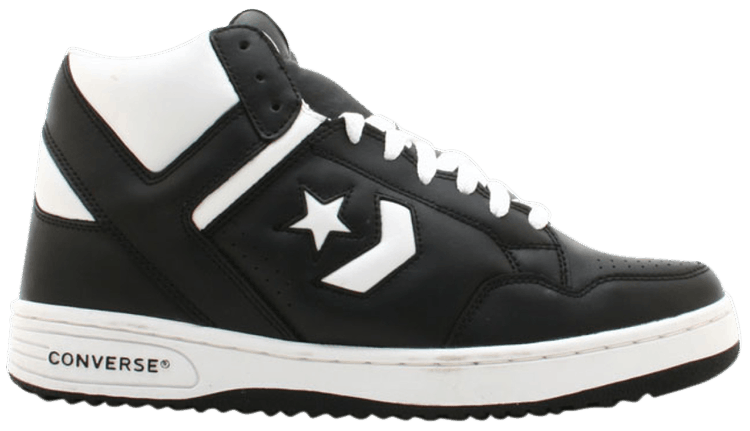 converse weapon black and white