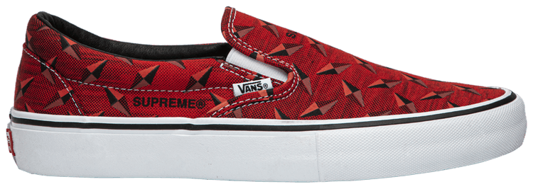 vans slip on x supreme