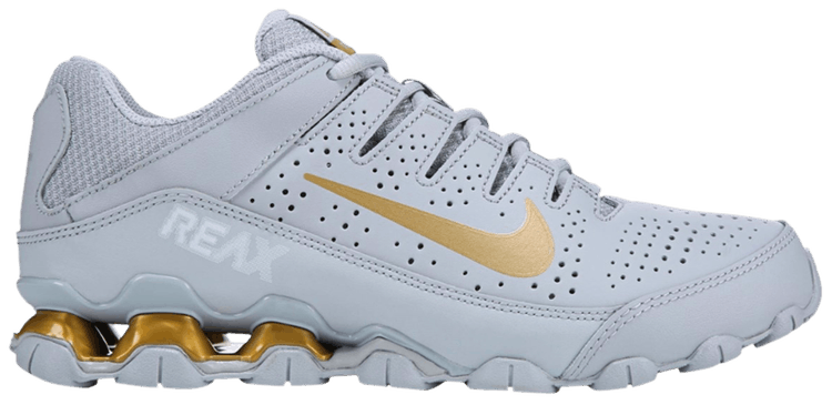nike reax black and gold