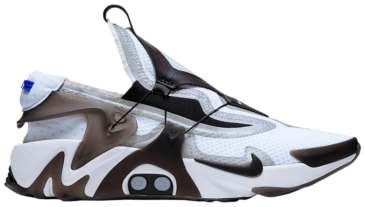 adapt huarache white black
