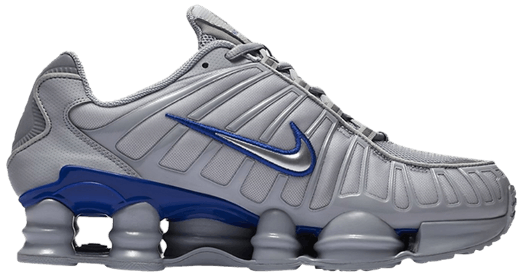 nike shox tl grey blue