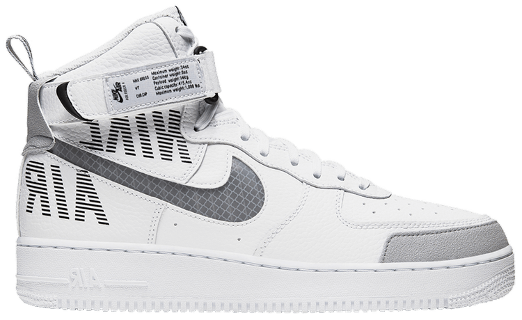 nike air force 1 high under construction white