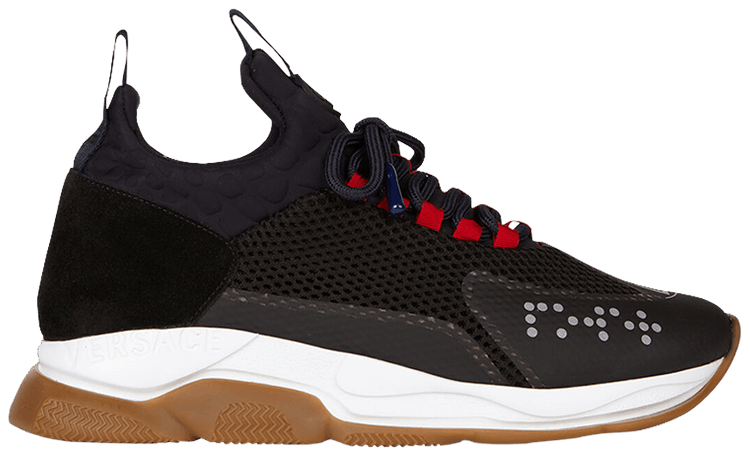 versace cross chainer fluo green