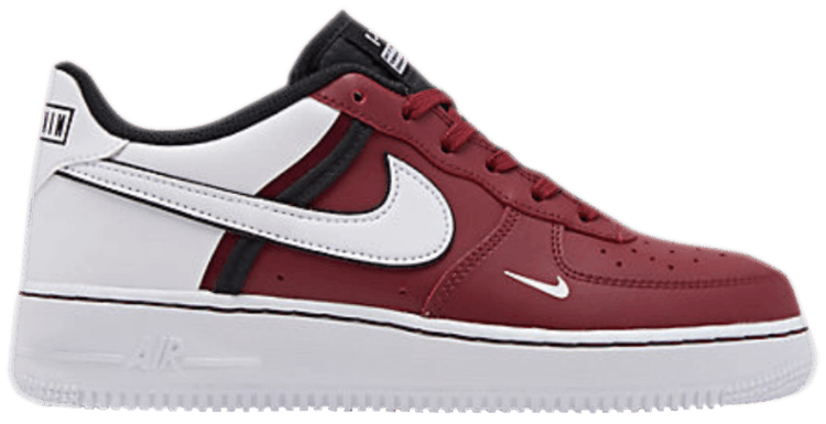 air force 1 lv8 red white