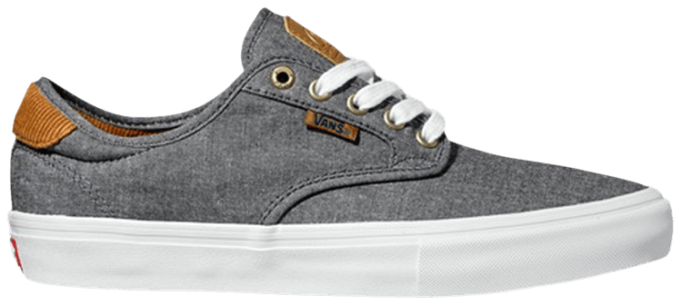 vans chima pro cord chambray skate shoes