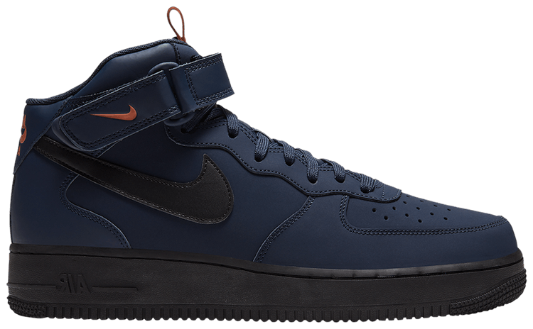nike air force 1 mid obsidian