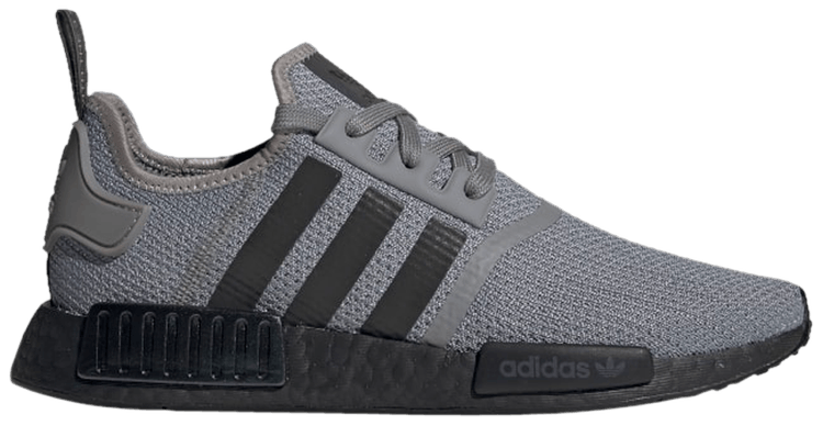 black and gray nmd