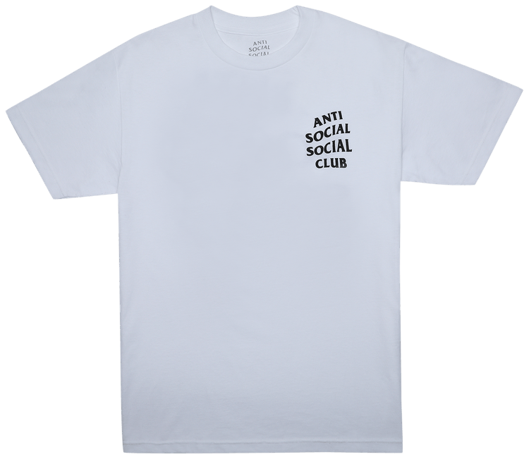 Anti Social Social Club Logo 2 T Shirt White Anti Social