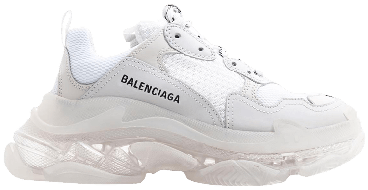 Balenciaga Wmns Triple S 'White Clear Sole' - Balenciaga ...