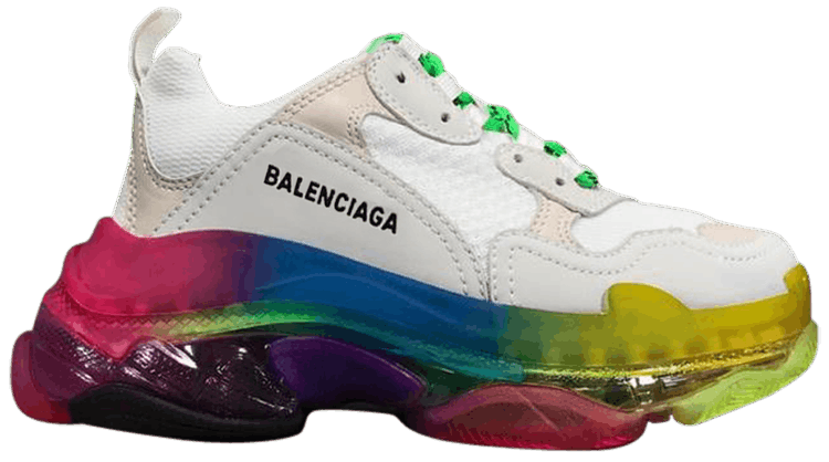 balenciaga multicolor triple s sneakers