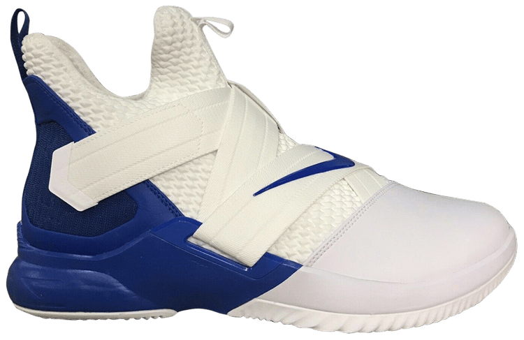 lebron soldier 12 white and blue