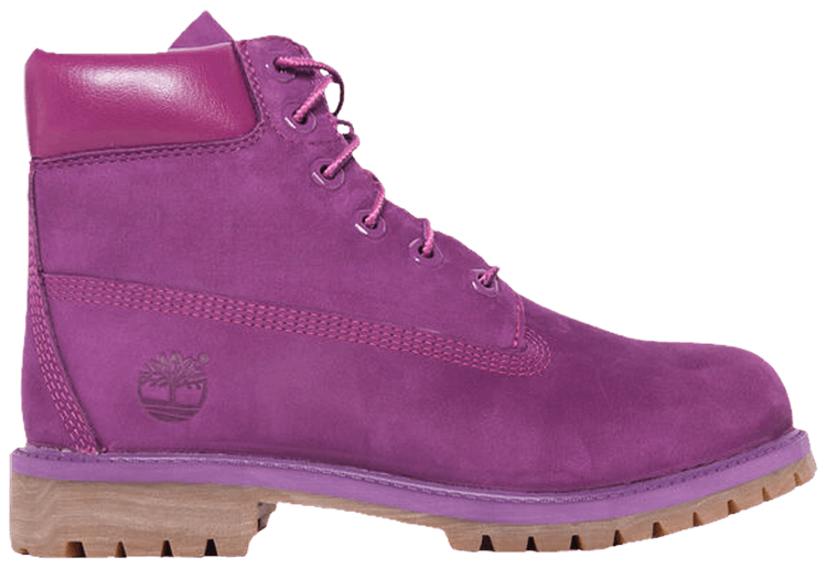pink timberlands junior