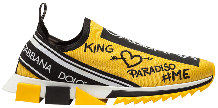 dolce and gabbana branded sorrento sneakers