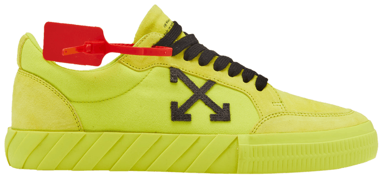 Off-White Vulc Low 'Fluo Yellow' - Off-White - OMIA085R20C210506210 | GOAT