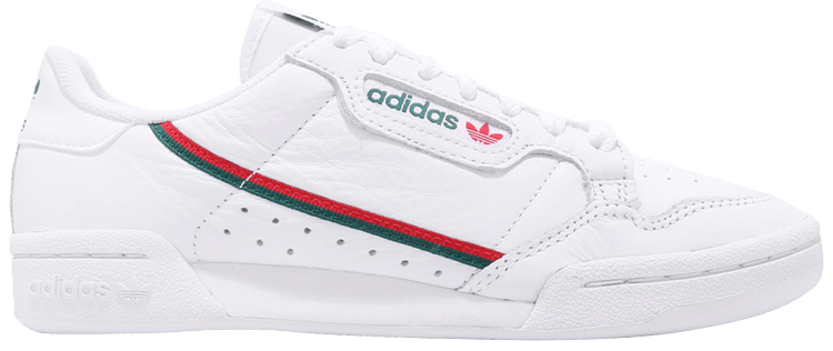 adidas continental red and green