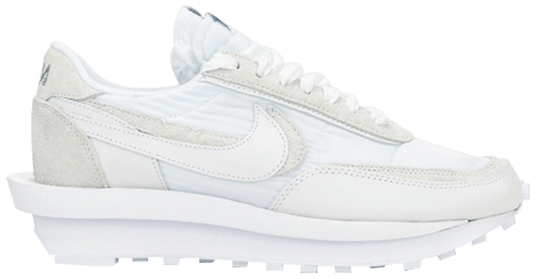 nike sacai waffle triple white