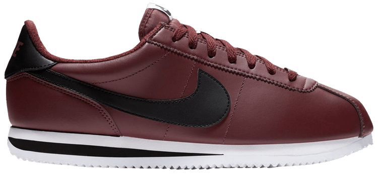nike cortez burgundy