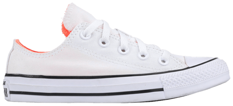 hyper orange chuck taylors