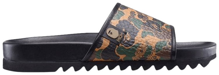 bape x mcm slides