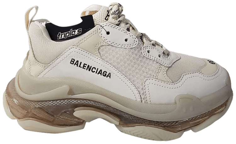 balenciaga triple s off white