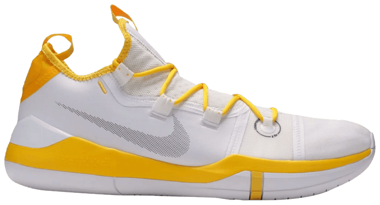 kobe shoes white and yellow