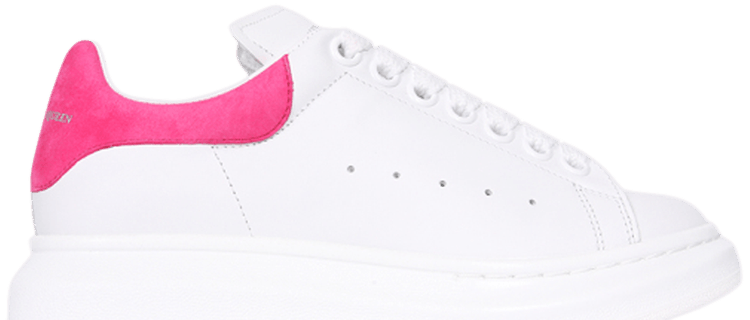 Alexander McQueen Oversized Sneaker 'White Shock Pink' - Alexander - 376814 WHGP7 |