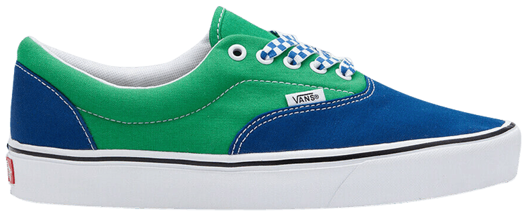 vans green and blue