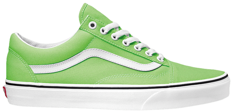 vans old skool lime green