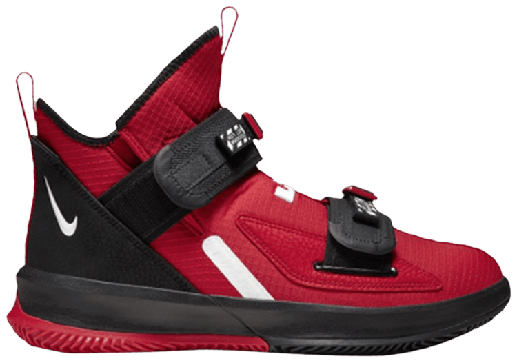 lebron soldier 13 sfg university red