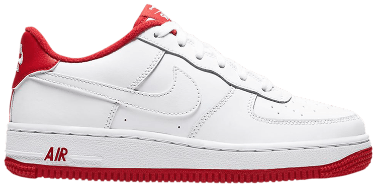 air force 1 white red