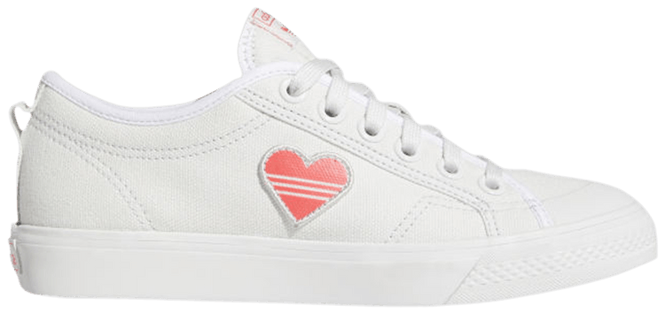 Adidas Originals Nizza Trefoil Crystal White/Red | EF5074