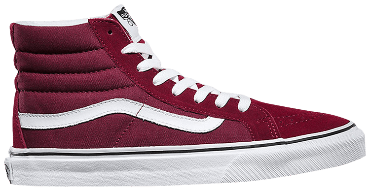 vans sk8 hi slim windsor wine