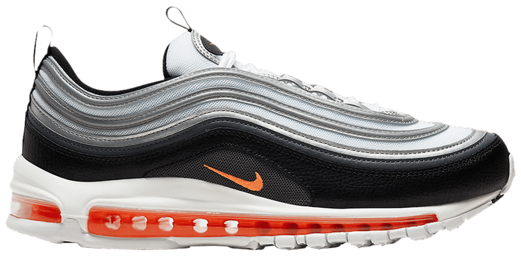 orange black air max 97