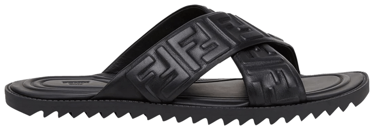 studded fendi slides