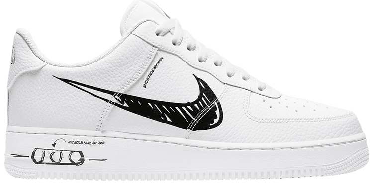 nike air force sketch