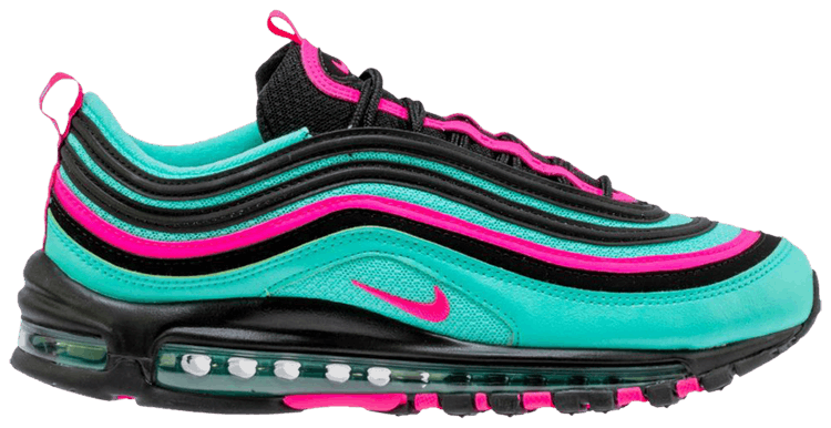 black and teal air max 97