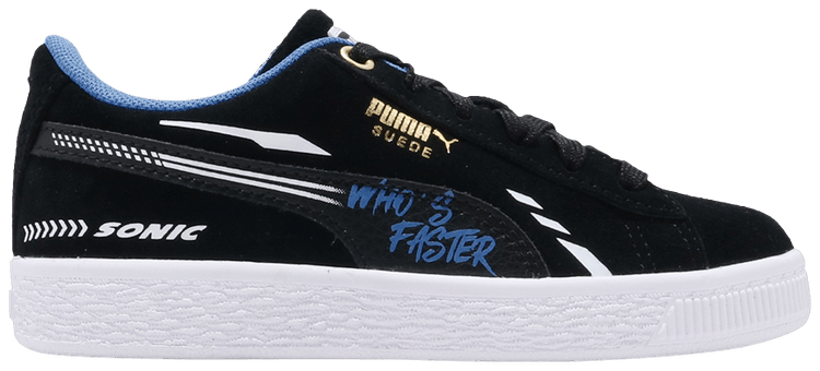 all black puma suede junior