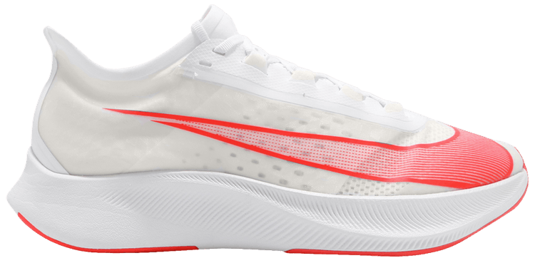 zoom fly 3 white red