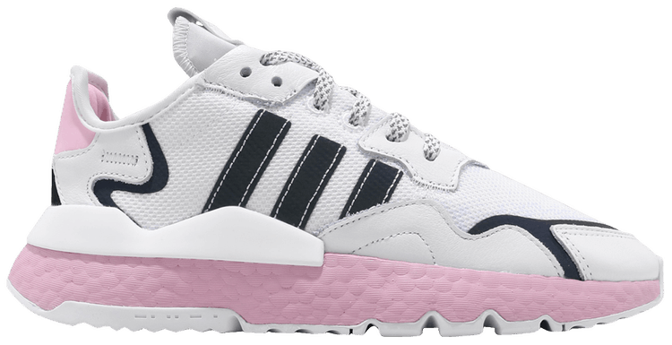 adidas nite jogger black and pink