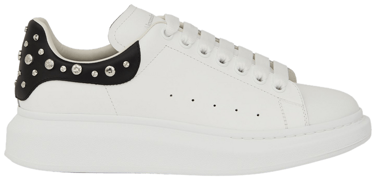 Alexander McQueen Studded Oversized Sneaker 'Black White' - Alexander