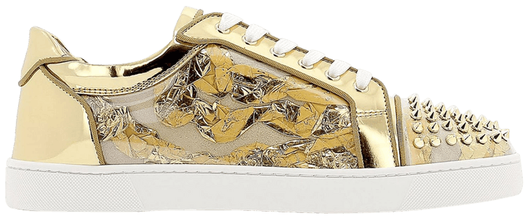louboutin rose gold sneakers