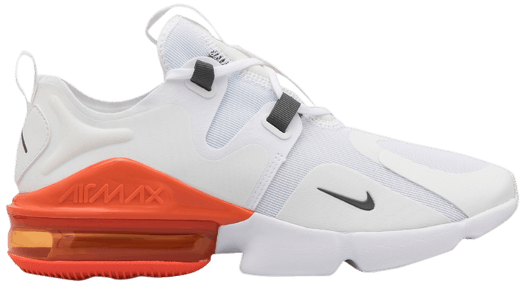 Air Max Infinity 'White Team Orange' - Nike - BQ3999 100 | GOAT