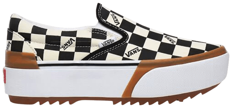vans slip on stacked