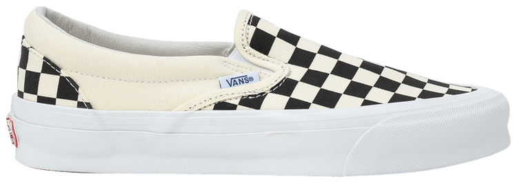 vans slip on lx checkerboard