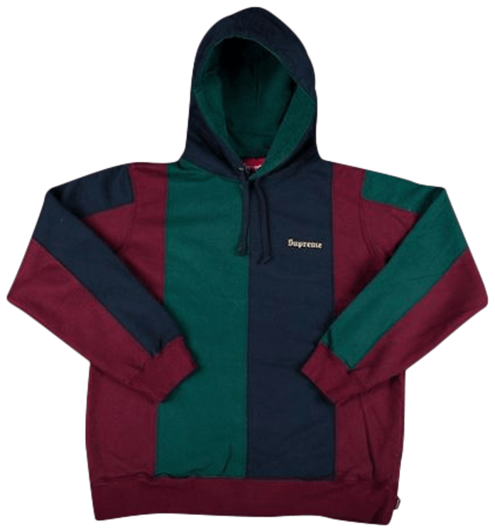 supreme tricolor hooded