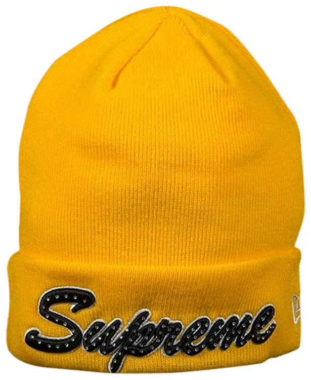 supreme cursive beanie