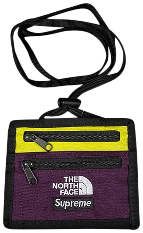 supreme the north face expedition travel wallet black