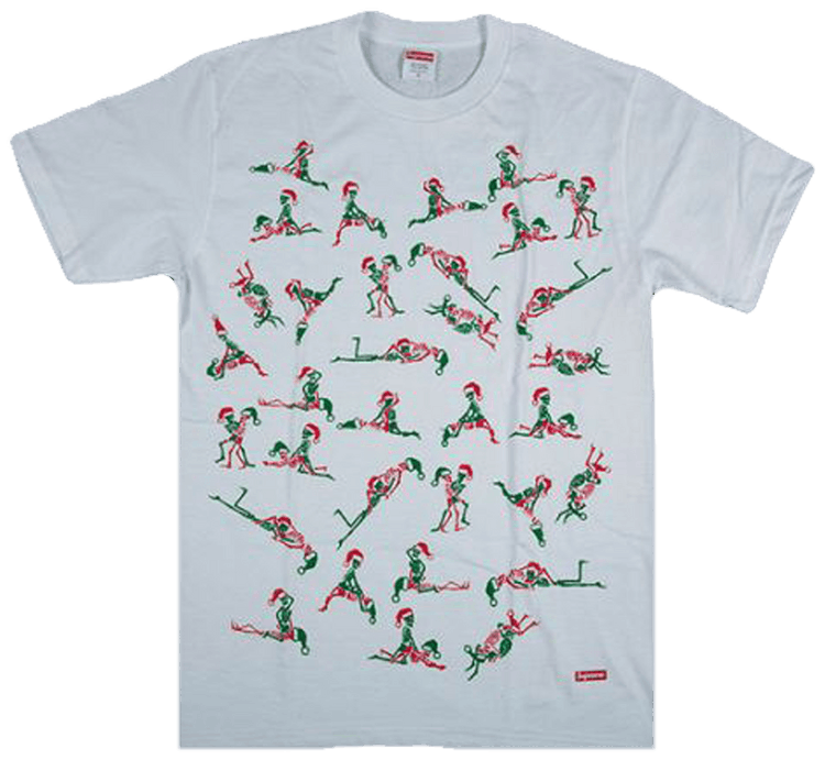 supreme christmas tee