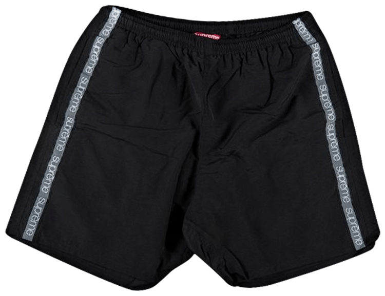black supreme shorts